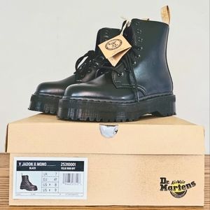 Size 9 Vegan Jadon II Dr. Martens Platform Boots in Black